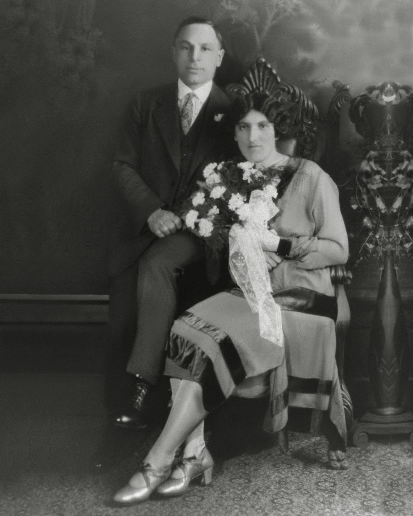 Edmund and Hazel Broder wedding picture
